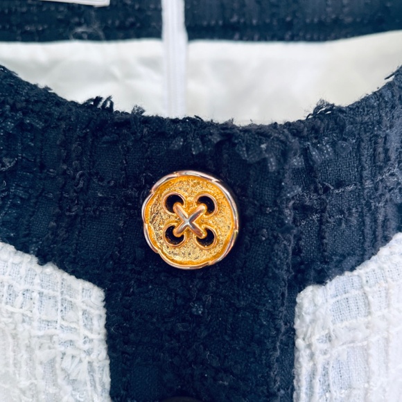 Weill Paris White/Black Career Dress Women's With Bow Ties Size 12 - Picture 4 of 16